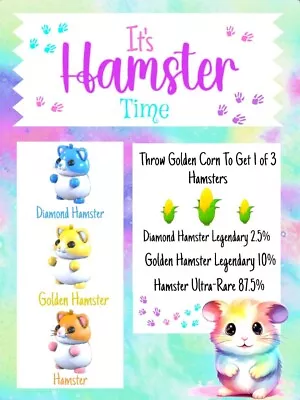 Adopt From Me IT'S HAMSTER TIME | Beach REFRESH  Groundhog Ornate Horned Frog • $3.35