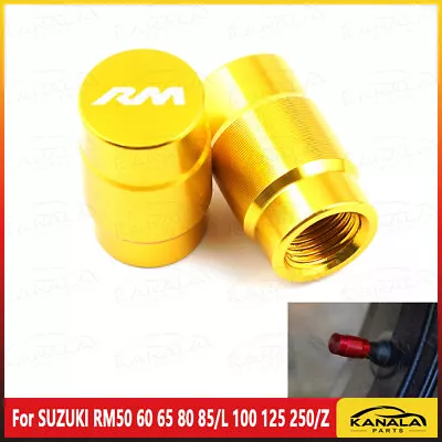 For SUZUKI RM50 60 65 80 85/L 100 125 250/Z CNC Tire Valve Stem Cover Cap Plug • $1.20