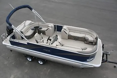 $39999 • Buy New 23 Ft  Pontoon Boat-115 Mercury And Dual Bunk Trailer