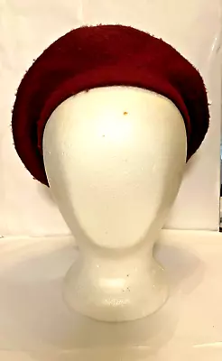 American Rag Maroon Beret Cap New With Tags 100% Wool Super Cute Please Read • $8