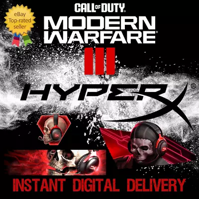 HyperX Bundle MW3 Vinyl/Emblem/Calling Card Call Of Duty Modern Warfare III 3 ✨ • $6.20