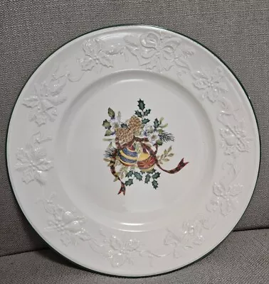 Mikasa   HOLIDAY SEASON   11  Dinner Plate Great Pre-owned Condition  • $13.99