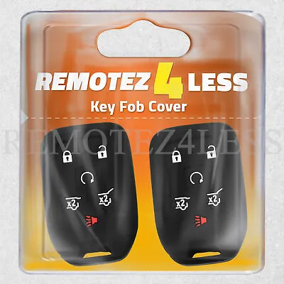 2 Key Fob Cover For 2015 2016 2017 2018 2019 Chevrolet Tahoe Remote Case Skin • $9.95