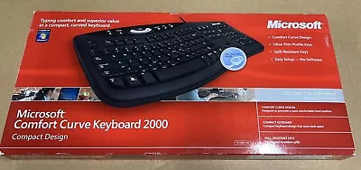 Microsoft 1047  Comfort Curve USB Keyboard 2000  Windows / Mac Brand New • $89.95