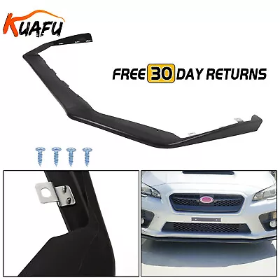 $39.50 • Buy For 15-21 Subaru WRX STI V-Limited Style Front Bumper Lip Splitter Chin Spoiler