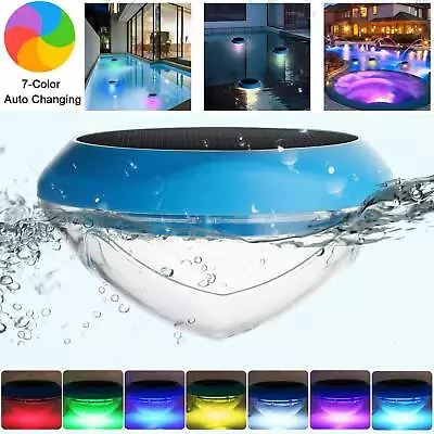 Solar LED RGB Lamp Pond Swimming Pool Floating Waterproof Lamp Outdoor Garden • $11.99