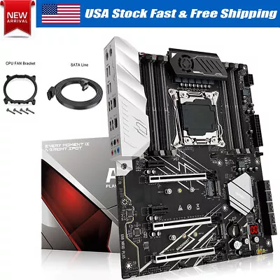 X99 Motherboard LGA 2011-3 For Intel Xeon E5 V3 V4 8*DDR4 RAM SATA WIFI NVME M.2 • $97.59