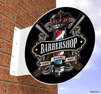 £49.95 • Buy Barber Shop Sign Barbers Sign Hair Salon Shop Projecting Wall Sign Customised