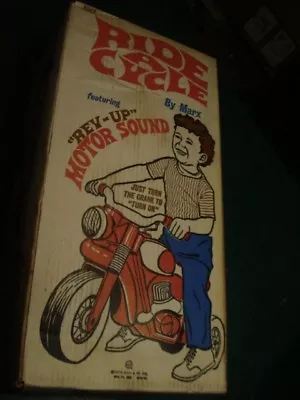 RIDE-A-CYCLE -- UNUSED -- MARX Rare Outdoor Toy - 1969 -- Big Wheel • $630.20