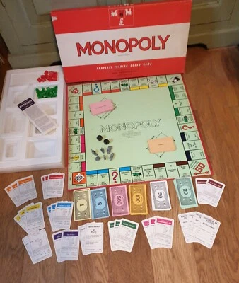 Vintage Waddingtons Original Monopoly Classic  Board Game Complete • £14.95