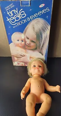 Vintage 1973 Ideal Tiny Tears Baby Doll No. 1137-9 With Original Box • $24.99