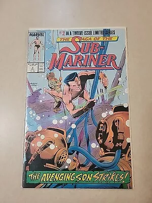 Saga Of The Sub-Mariner #2 FN/VF 7.0 Off-White Pages (1988 Series) • $3