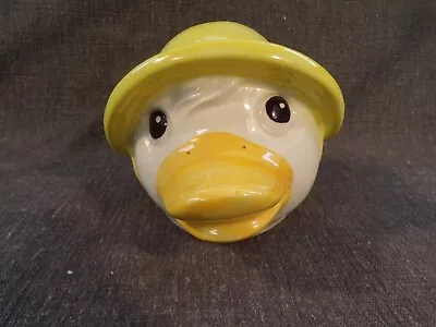 Vintage Metlox Puddles The Duck Ceramic Cookie Jar (Lid/Cover Only) • $19.95