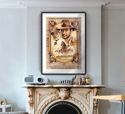 IndianaJones And The Last Crusade - High Quality Premium Poster Print • $29.95