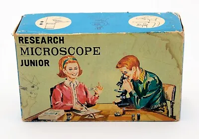 Vintage Mighty Microscope Junior Mini Research Microscope In Box Made In Japan • $30