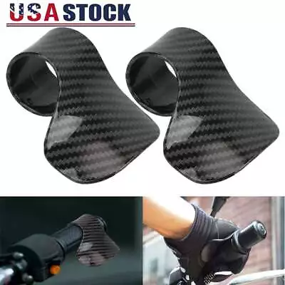 2x Motorcycle Cruise Control Throttle Assist Wrist Rest Aid Grip Universal Black • $7.49