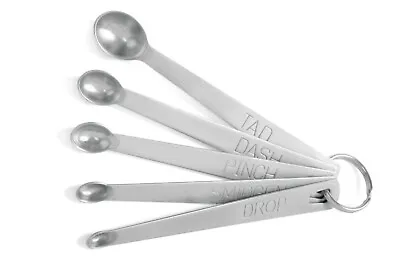 Norpro 5 Piece Stainless Steel Mini Measuring Spoon Set • $9.59