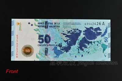 1 Pc Argentina 50 Pesos 2015 Falkland Islands Commemorative Banknote Paper Money • £18.90
