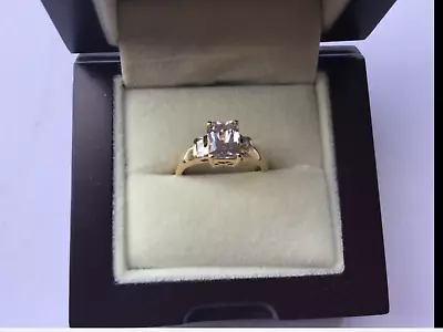 £499 • Buy Beautiful ‘Iliana’ 1.80ct ‘Martha Rocha’ Kunzite 18K Y Gold Ring With Diamonds.