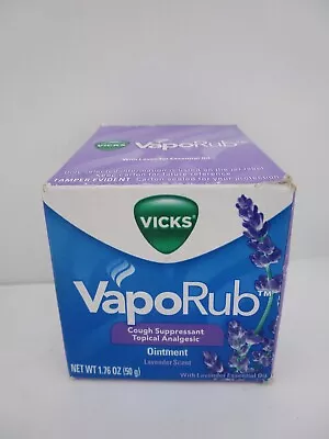 Vicks VapoRub Ointment Lavender Scent 1.76 Oz - FREE SHIPPING • $9.79