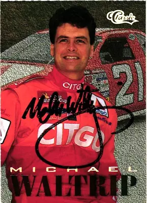 1996 Classic Michael Waltrip #54 W/Autograph NrMt+ • $1.48