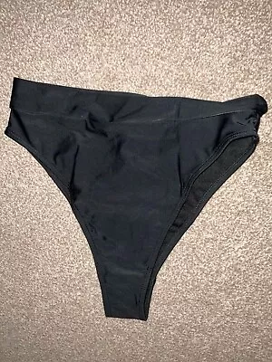 Brand New No Tags Missguided Size 6 Bikini Bottoms Black  • £1