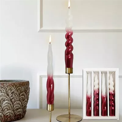 Red Dinner Candles Memorial Day And Independance Day Decorations Taper Candles • $17.09