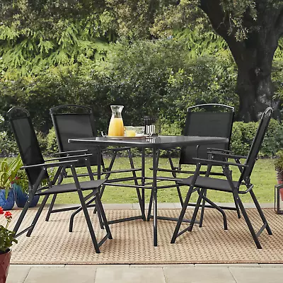 Albany Lane 5 Piece Dining Set Black • $123.89