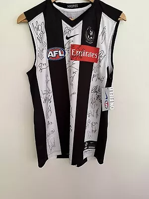 Collingwood Magpies Signed 2021 AFL Jumper With COA • $300