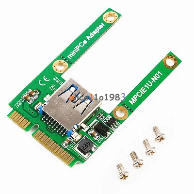 Mini PCI-E Card Slot Expansion To USB 2.0 Interface Adapter Riser Card • $2.12