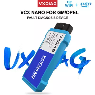 VXDIAG VCX NANO OBD2 Code Scanner Car Diagnostic Tool For GM/Opel Tech2Win GDS2 • $249