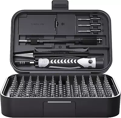 Precision Screwdriver Set  130 In 1 Electronics Tool Kit With 120 Bits Magnetic • $34.16