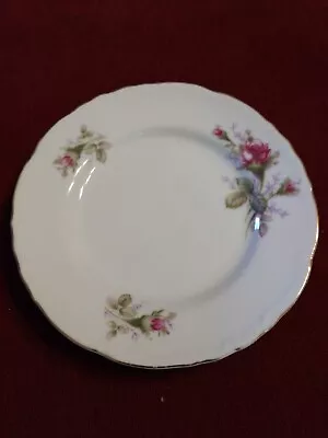 6 Vintage Ucagco China Circa 1947 Old Rose Dessert/Pie Plate Gold Trimmed Japan  • $71