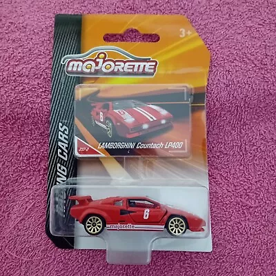 Majorette - 1/64 - #237-2 Lamborghini Countach LP400 - Red & White • £3.50