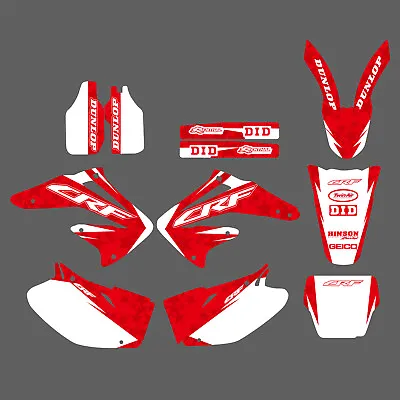 2002-2004 For Honda CRF450 CRF450R Team Graphics Backgrounds Stickers Decals Kit • $54.99
