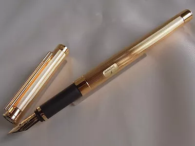 Montblanc Noblesse Fountain Pen Gold Plated 18K F Nib • $229.99