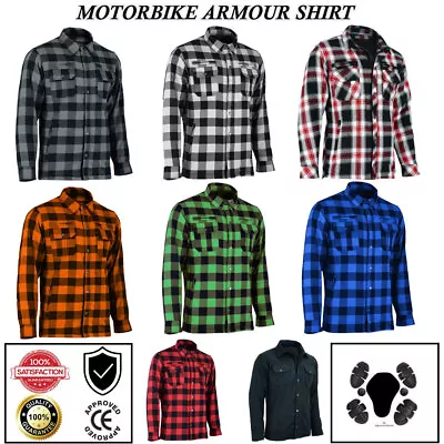 Motorbike Amoured Shirt Racing Motorcycle Riding Jackets CE Armours Protection • $55.48