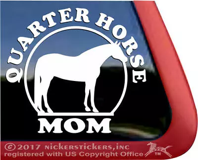 Quarter Horse Mom Trailer Window Decal • $8.99