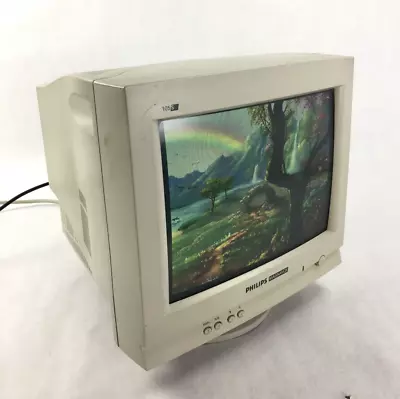 Philips Magnavox 105S 15  CRT VGA Monitor Retro Gaming 60Hz • $120