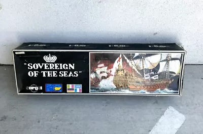 VINTAGE  RARE  SEALED NEW Sergal  'Sovereign Of The Seas' Wooden Model Ship Kit • $1999.99