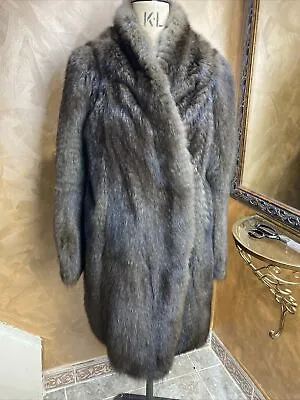 Genuine Russian Sable Long Fur Coat (Size EU38/ UK10/US6) RRP £20000 Plus • £2250