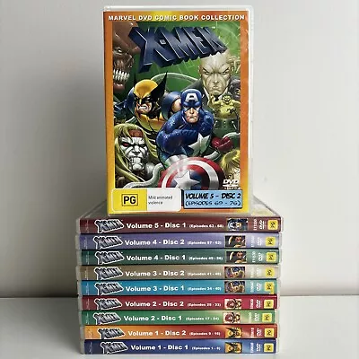 X-MEN Complete Animated Series Volumes 1-5 DVD Region 4 90s Original TV Show • $149