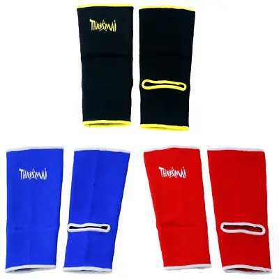 Ankles Guard Protective THAISMAI Boxing Muay Thai Martial Arts Solid Free Size • $25.90