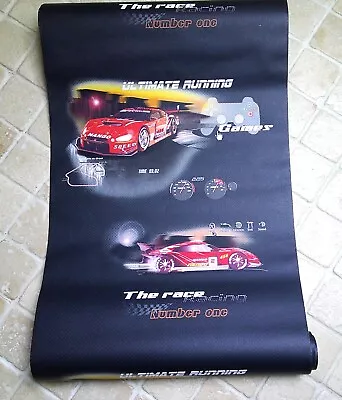 Almost Full Roll Of Racing Car Wallpaper. 25  Drop. • £9.95