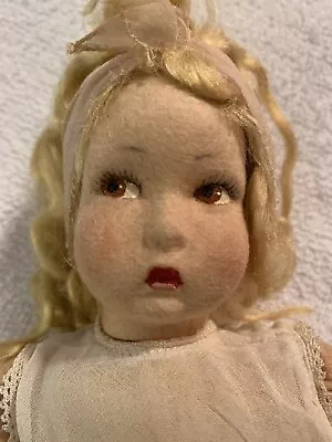 Vintage Antique Felt Cloth Raynal Vat Gre Poir Europe Italy Type Old Clone Doll • $140