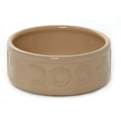 Mason Cash Pod Dog Bowl Yellow Ceramic Cane Lettered 130 Mm • $24.38