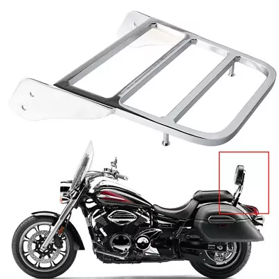 $57.77 • Buy Motorcycle Sissy Bar Luggage Rack For Yamaha VStar 400 650 1100 Classic V-Star