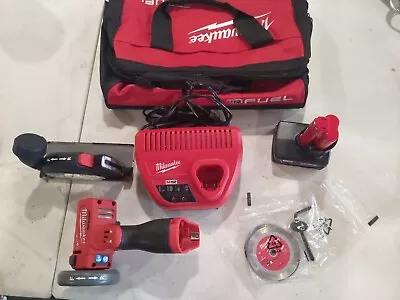 Milwaukee Electric Tools MLW2522-21XC 3 In M12 Fuel Compact Cut Off Tool Kit P65 • $139.99