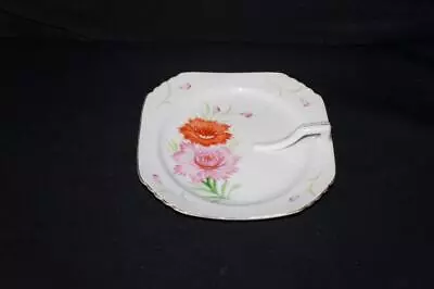 Vintage Lemon Wedge Serving Plate Hand Painted Floral Design Occupied Japan T4 • $16.99