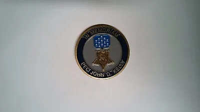 Challenge Coin Congressional Medal Of Honor Pfc John Kelly Us Marine Corps Usmc • $49.99